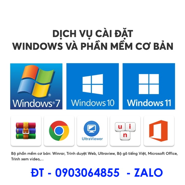 Dịch Vụ Cài Win Online Từ Xa Nhanh 24h