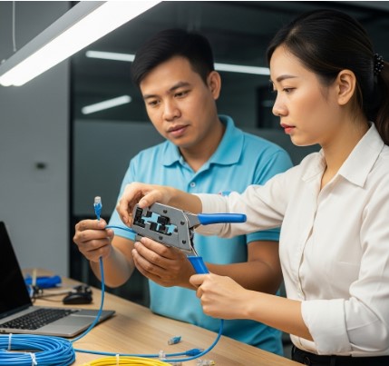 Tự Học Bấm Dây Mạng: Tiết Kiệm Chi Phí, Chủ Động Hơn