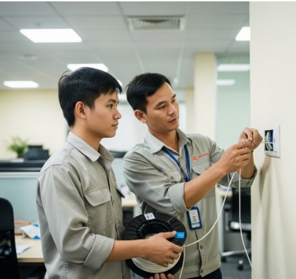 Các bước kiểm tra chất lượng dây mạng sau khi thi công