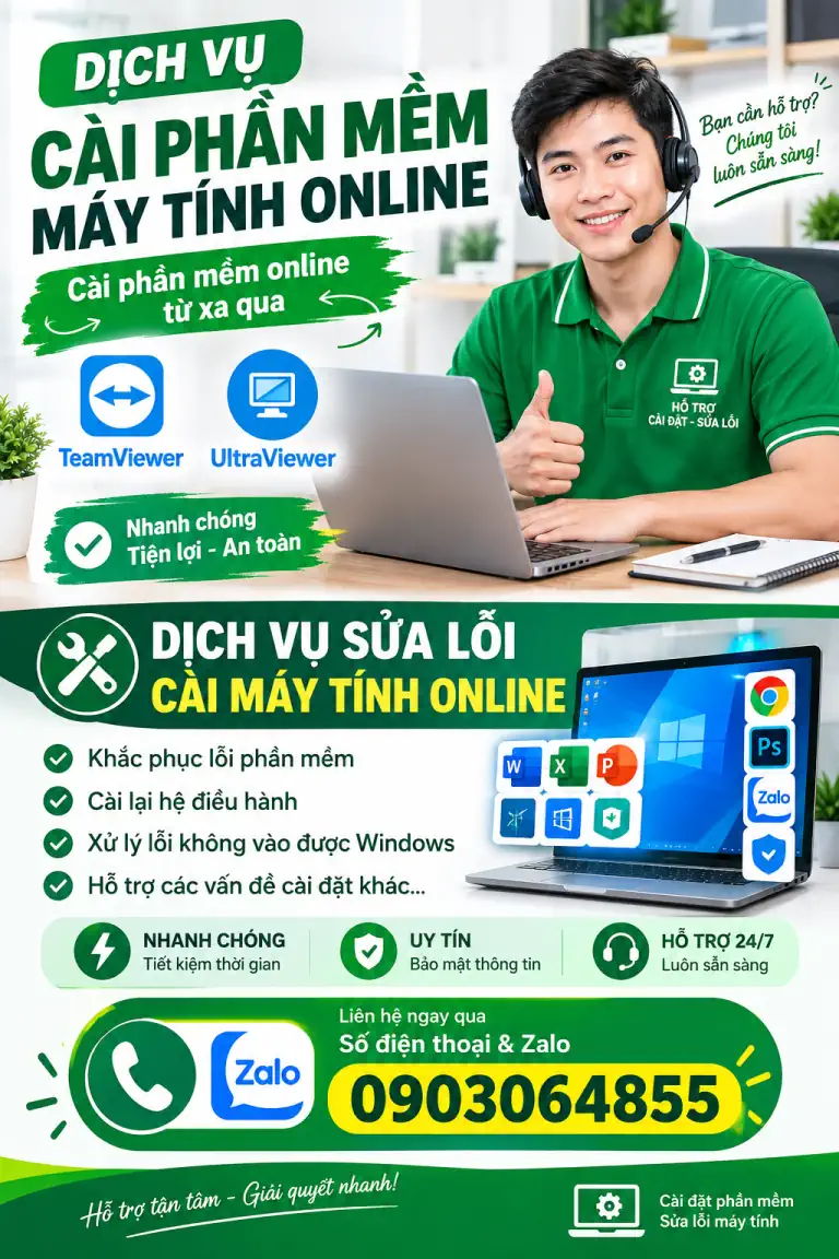 may tinh xanh vn